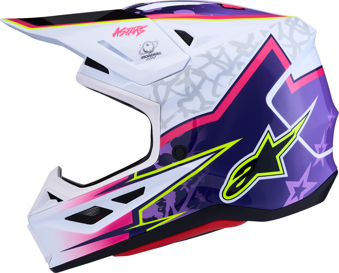 ALPINESTARS SM7 Helmet - Blaster - Purple/Pink/White - XL 8301627-3224-XL