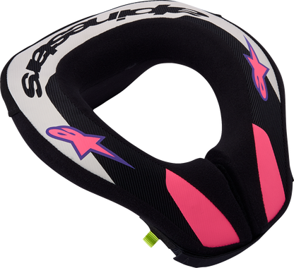 ALPINESTARS Youth Sequence Neck Roll - Black/Light Gray/Purple - L/XL 6741018-1568-LXL