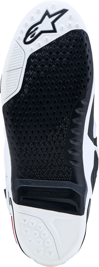 ALPINESTARS Tech 10 Boots - White/Black/Bright Red - US 7 / EU 40.5 2010020-2030-7