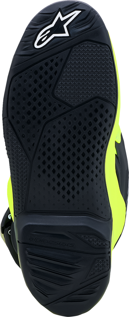 ALPINESTARS Youth Tech 7S Boots - Fluorescent Yellow/Black - US 2 / EU 34 2015017-551-2