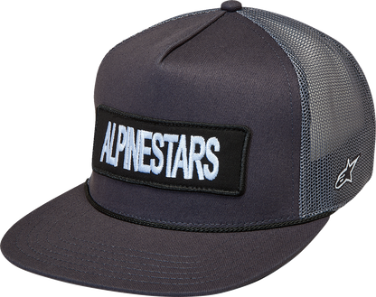 ALPINESTARS Ten Trucker Hat - Dark Gray/Dark Gray - One Size 1236-81440-1717