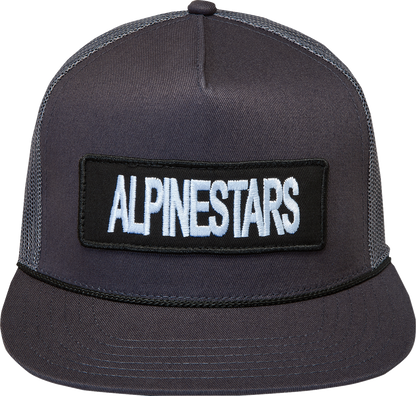 ALPINESTARS Ten Trucker Hat - Dark Gray/Dark Gray - One Size 1236-81440-1717