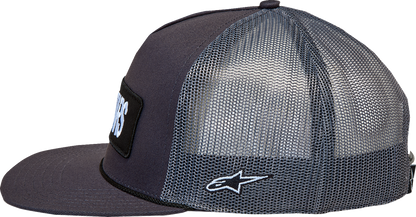 ALPINESTARS Ten Trucker Hat - Dark Gray/Dark Gray - One Size 1236-81440-1717