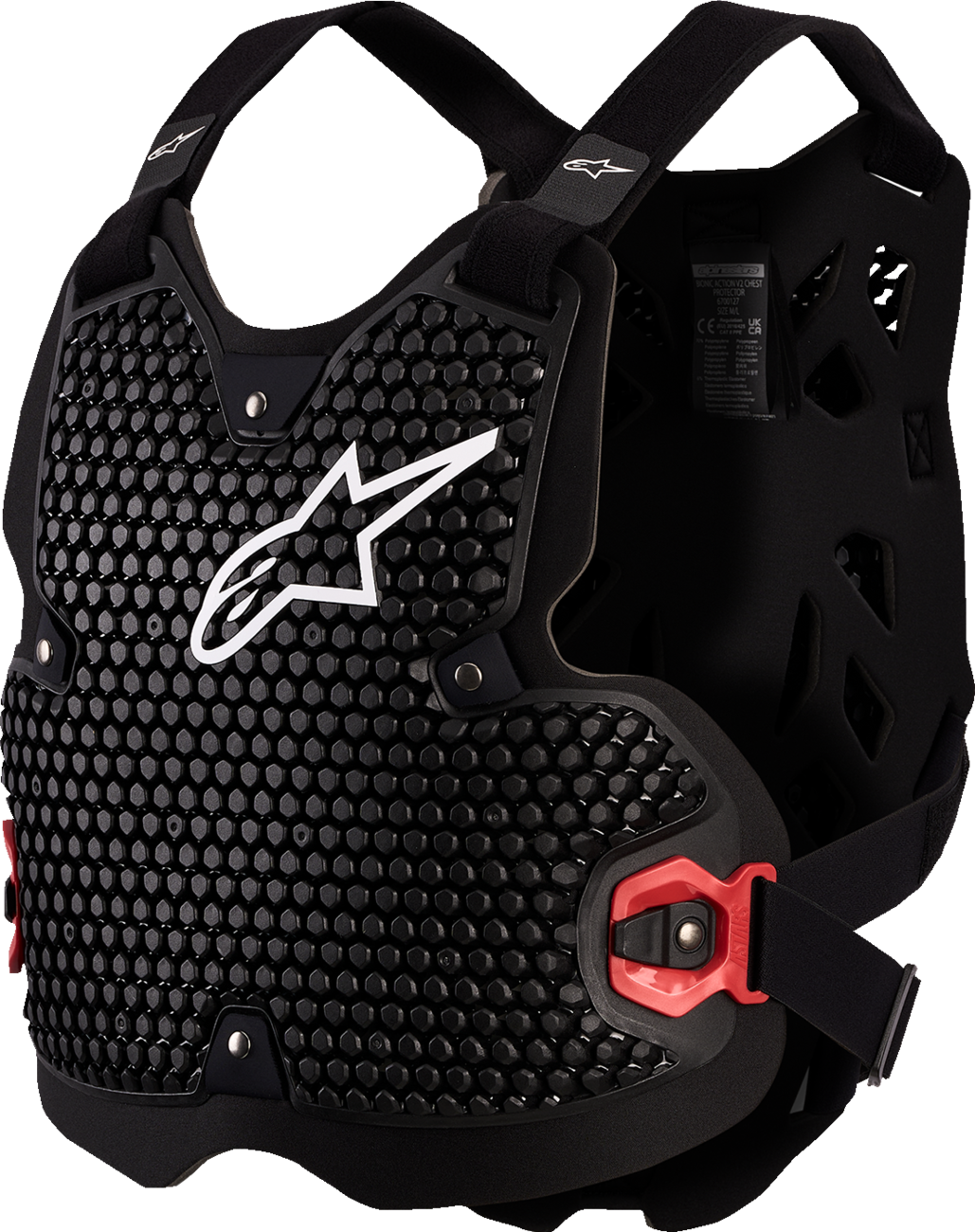 ALPINESTARS Bionic Action v2 Chest Protector - Black/White - XL/2XL 6700127-12-X2X