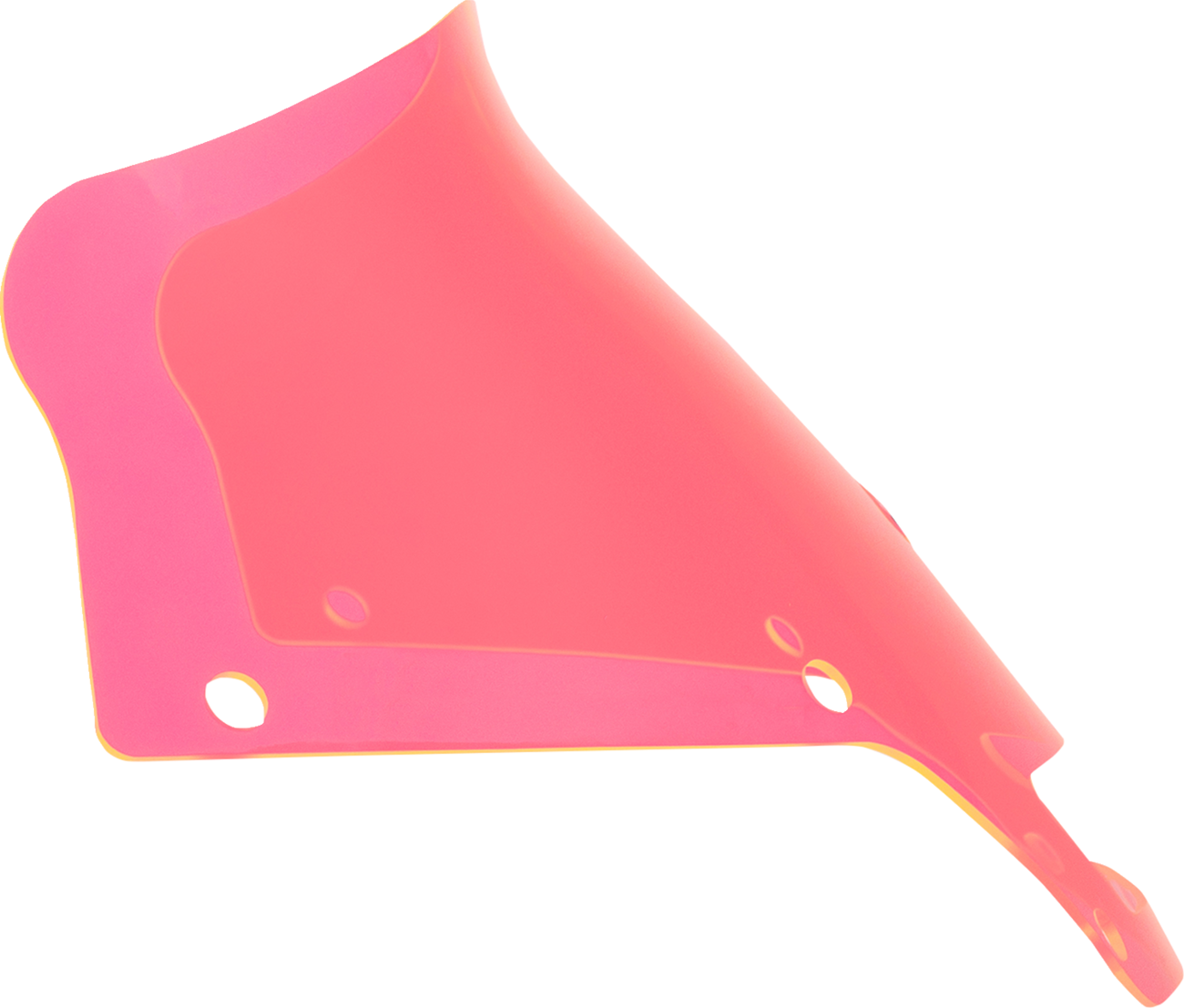 KLOCK WERKS Ice Flare® Windshield - 6" - Pink Ice - FXLRST KWW-02-0637