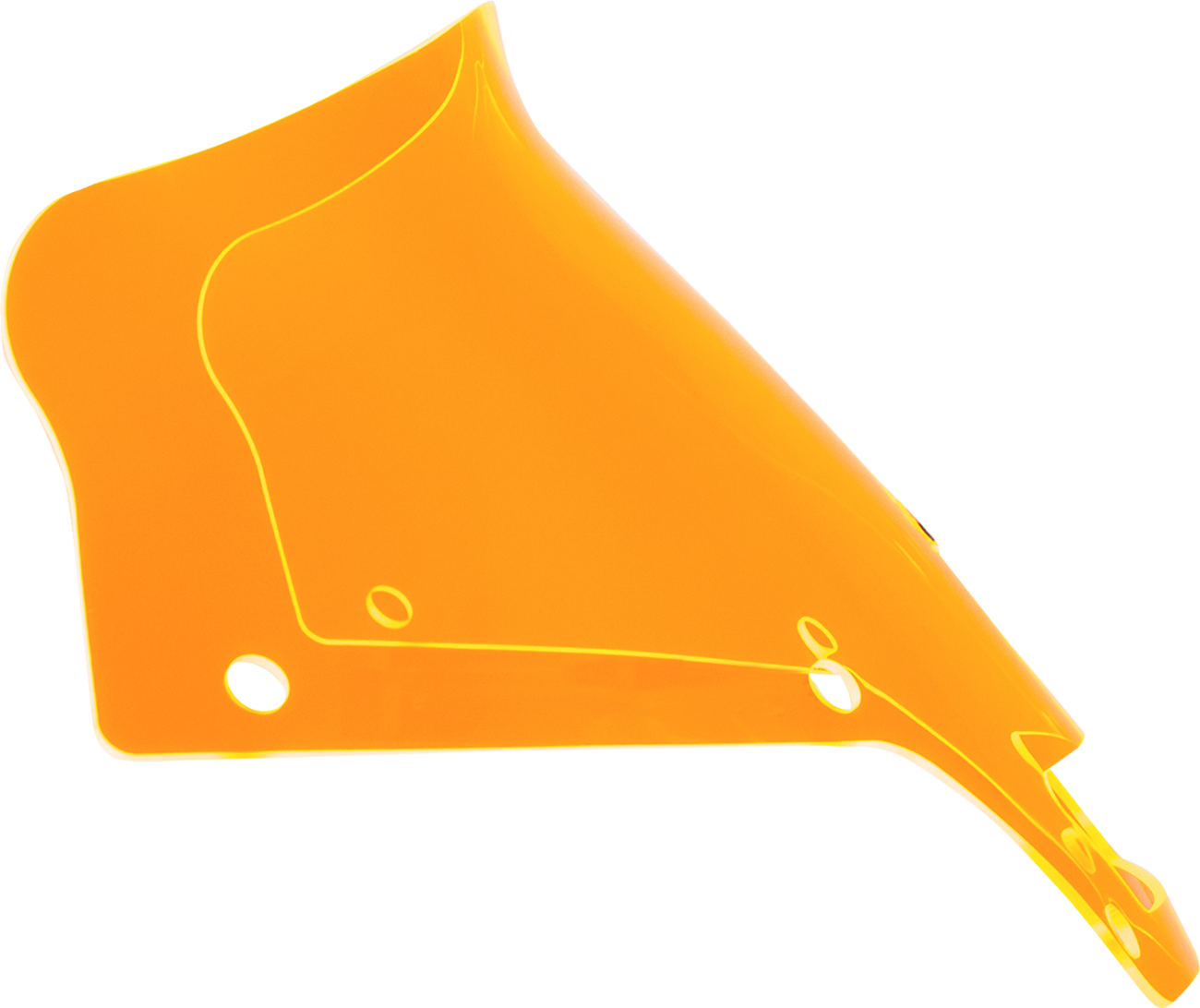 KLOCK WERKS Ice Flare® Windshield - 6" - Orange Ice - FXLRST KWW-02-0638