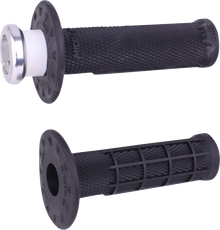 ODI Universal Micro-X Half-Waffle Lock-On Grips - Black H21UMXB
