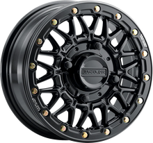 RACELINE WHEELS Wheel - Omega Beadlock - Front/Rear - Black with Gloss Black Ring - 15x7 - 4/137 - +38 mm A15GB-57037+38