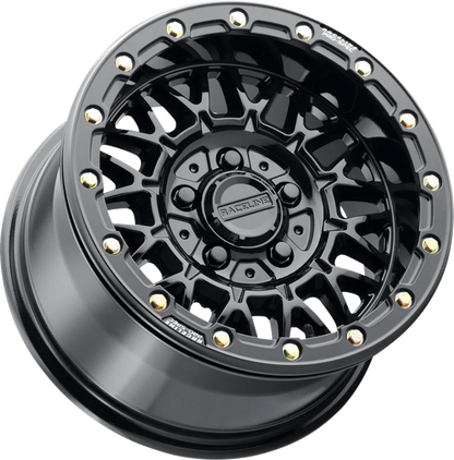 RACELINE WHEELS Wheel - Omega Beadlock - Front/Rear - Black with Gloss Black Ring - 15x8 - 5/4.5 - 0 mm A15GB-58012-00