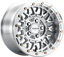 RACELINE WHEELS Wheel - Omega Beadlock - Front/Rear - Machined with Gloss Silver Ring - 15x8 - 5/4.5 - 0 mm A15MA-58012-00