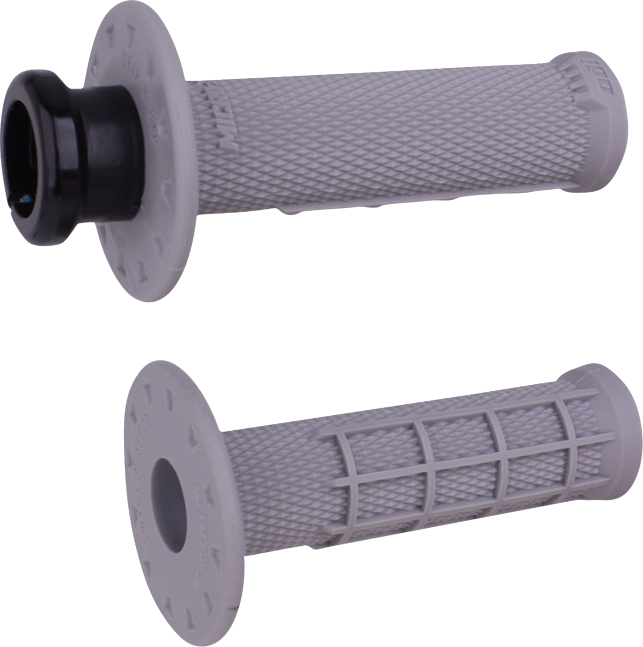 ODI Universal Micro-X Half-Waffle Lock-On Grips - Gray H21UMXG