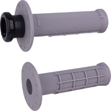 ODI Universal Micro-X Half-Waffle Lock-On Grips - Gray H21UMXG