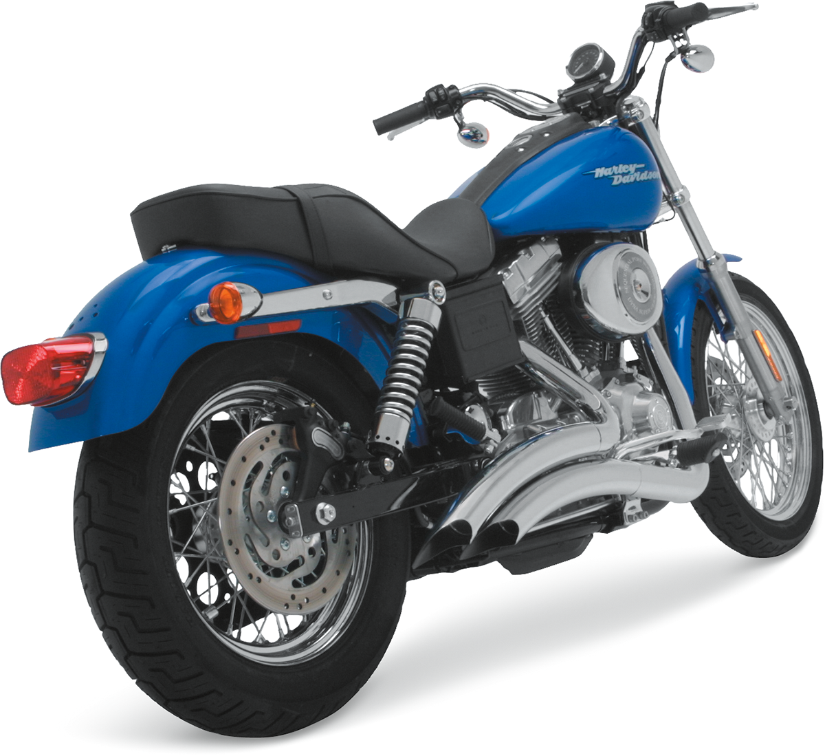VANCE & HINES 2-into-2 Big Radius Exhaust System - Chrome - Dyna 26008