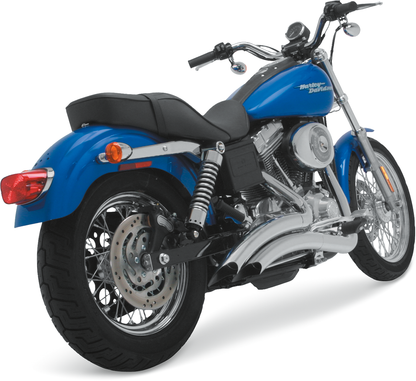 VANCE & HINES 2-into-2 Big Radius Exhaust System - Chrome - Dyna 26008