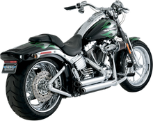 VANCE & HINES Shortshots Staggered Exhaust System - Chrome - Softail 17222