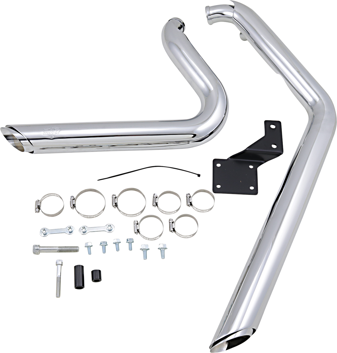 VANCE & HINES Shortshots Staggered Exhaust System - Chrome - Softail 17222
