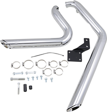 VANCE & HINES Shortshots Staggered Exhaust System - Chrome - Softail 17222