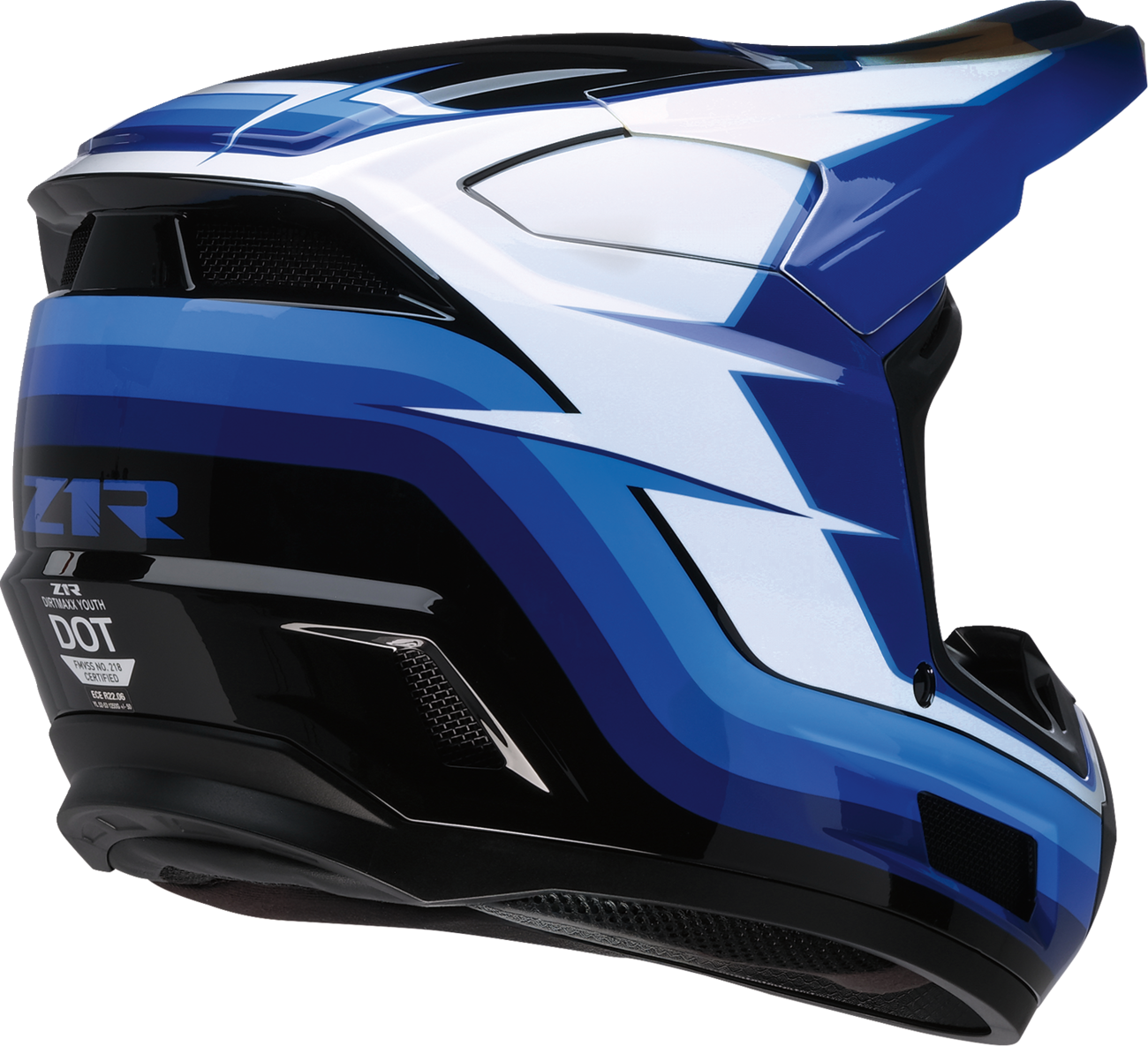 Z1R Youth Dirt Maxx - Vortex - Blue/White - Small 0111-1878