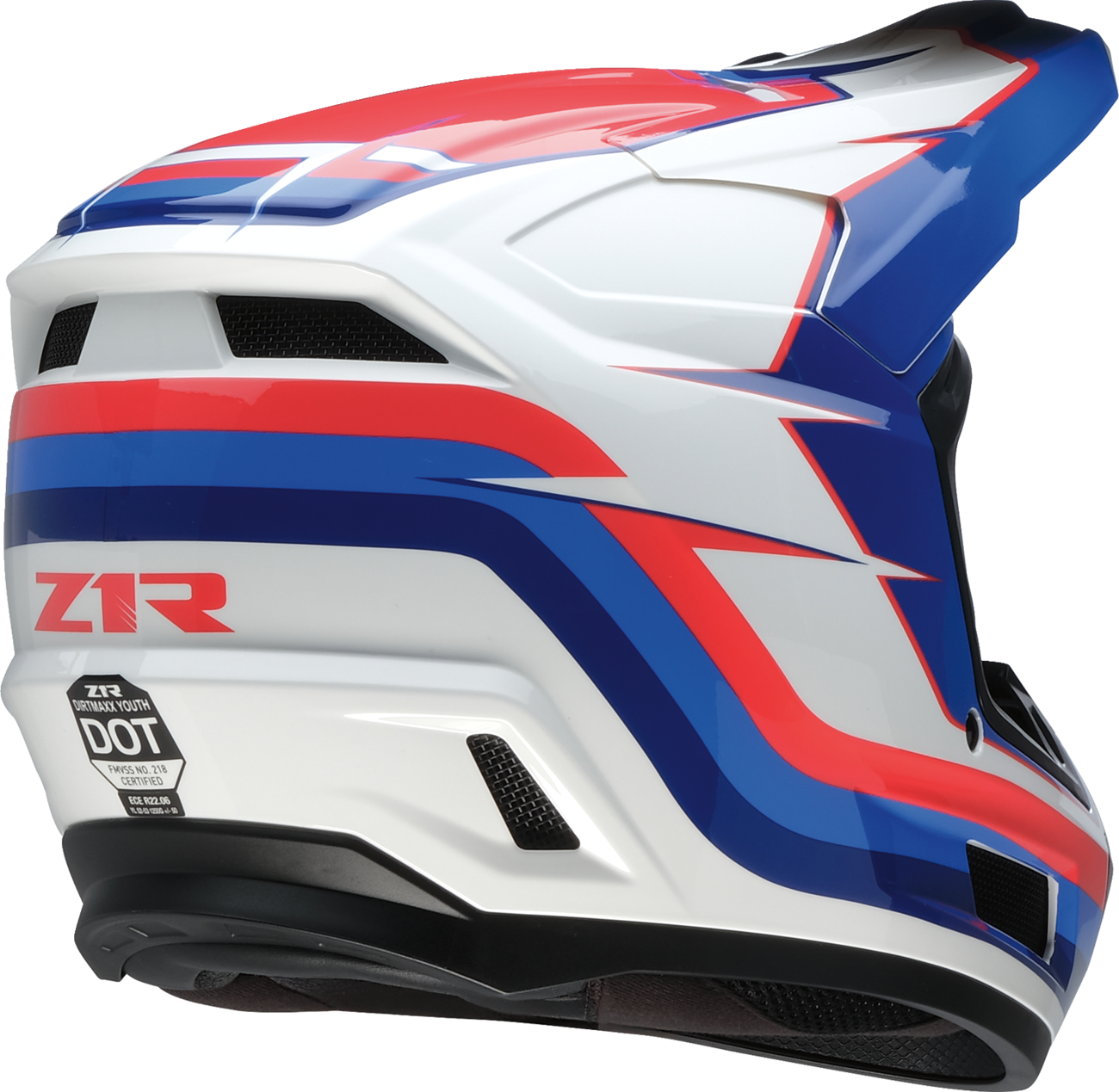 Z1R Youth Dirt Maxx - Vortex - Red/White/Blue - Small 0111-1890