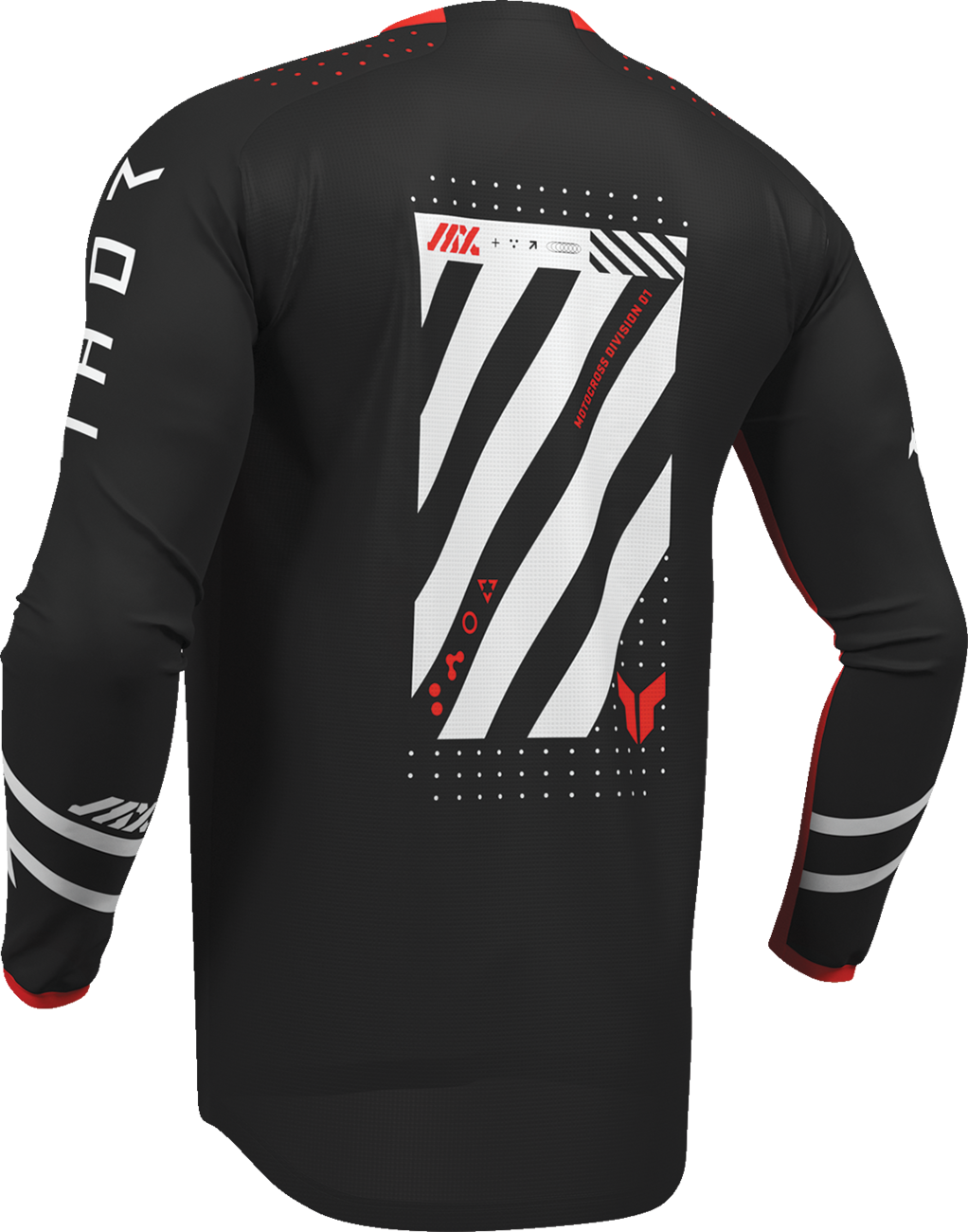 THOR Youth Launchmode Futura Jersey - Black/Red - Small 2912-2757