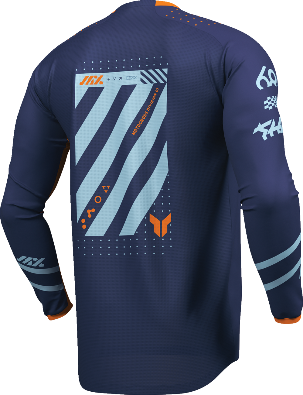 THOR Lauchmode Futura Jersey - Navy/Orange - Small 2910-8902