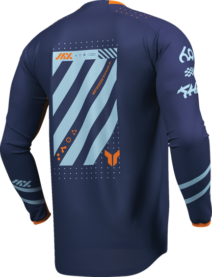THOR Lauchmode Futura Jersey - Navy/Orange - Small 2910-8902