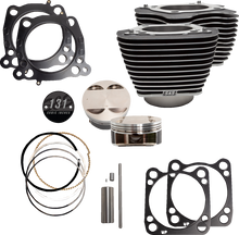S&S CYCLE 131" Hot Set Up® - 4-5/8" Stroke - Wrinkle Black w/Highlight - M8 320-0621