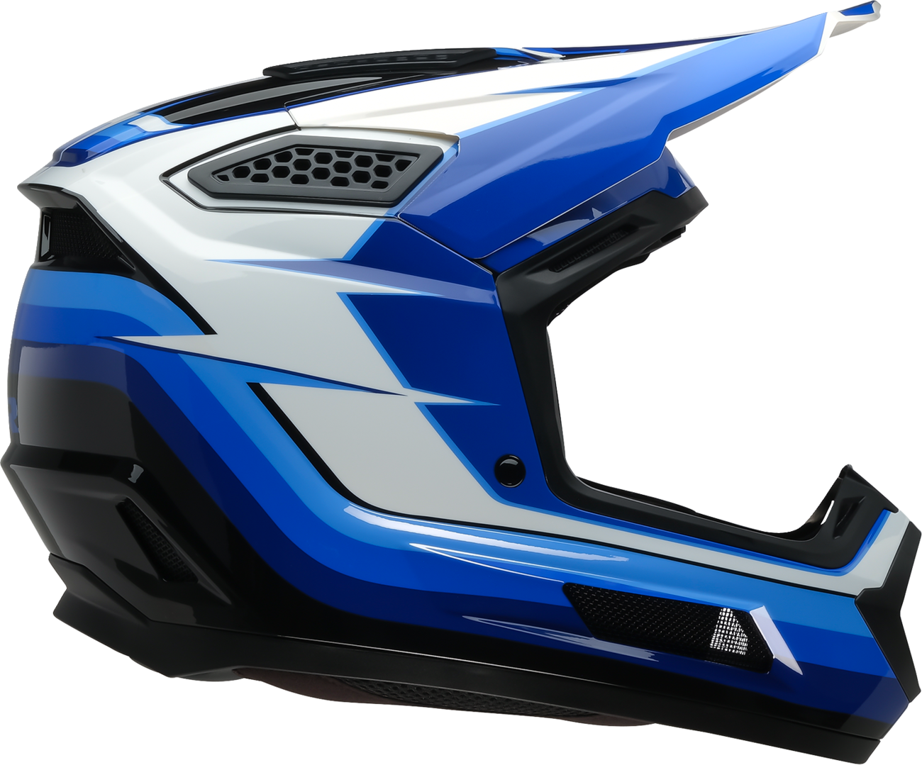 Z1R Dirt Maxx Helmet - Vortex - Blue/White - XL 0110-9691