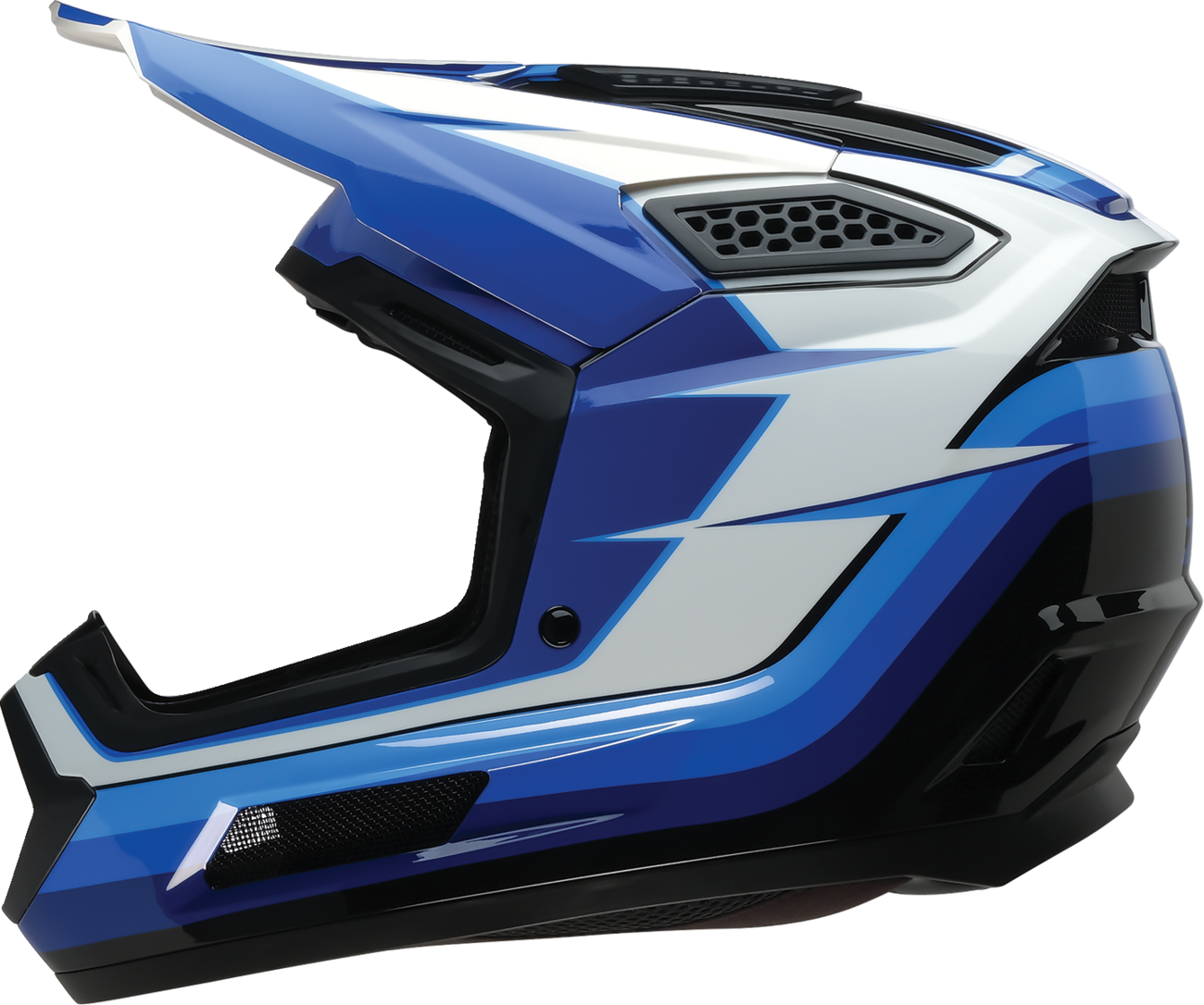 Z1R Dirt Maxx Helmet - Vortex - Blue/White - 2XL 0110-9692