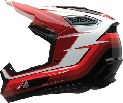 Z1R Dirt Maxx Helmet - Vortex - Red/White - Large 0110-9699