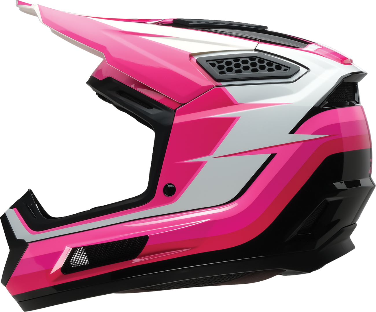 Z1R Dirt Maxx Helmet - Vortex - Pink/White - 2XL 0110-9710