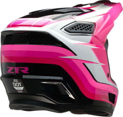 Z1R Dirt Maxx Helmet - Vortex - Pink/White - 2XL 0110-9710