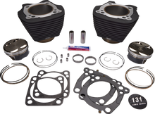 S&S CYCLE 131" Hot Set Up® - 4-5/8" Stroke - Wrinkle Black w/o Highlight - M8 320-0622