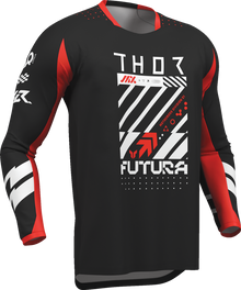 THOR Youth Launchmode Futura Jersey - Black/Red - 2XS 2912-2755