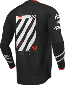 THOR Youth Launchmode Futura Jersey - Black/Red - Medium 2912-2758