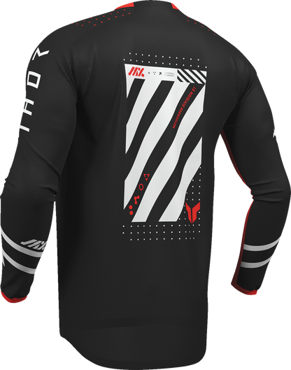 THOR Youth Launchmode Futura Jersey - Black/Red - Medium 2912-2758