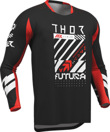 THOR Lauchmode Futura Jersey - Black/Red - Small 2910-8890