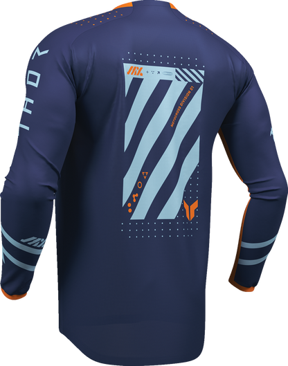 THOR Lauchmode Futura Jersey - Navy/Orange - Medium 2910-8903