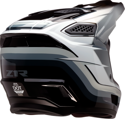 Z1R Dirt Maxx Helmet - Vortex - Black/White/Gray - Medium 0110-9715