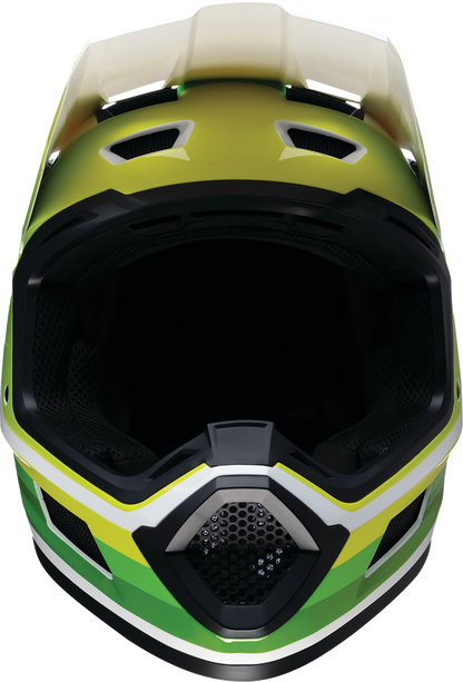 Z1R Dirt Maxx Helmet - Vortex - White/Green - 2XL 0110-9734