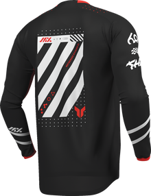 THOR Lauchmode Futura Jersey - Black/Red - Large 2910-8892