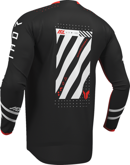 THOR Lauchmode Futura Jersey - Black/Red - Large 2910-8892