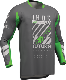 THOR Lauchmode Futura Jersey - Charcoal/Green - 2XL 2910-8900