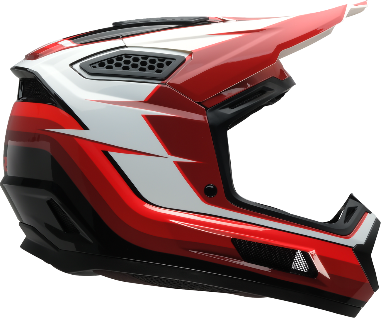 Z1R Dirt Maxx Helmet - Vortex - Red/White - XL 0110-9700