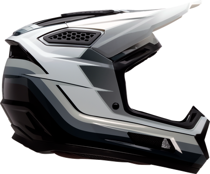 Z1R Dirt Maxx Helmet - Vortex - Black/White/Gray - Large 0110-9716
