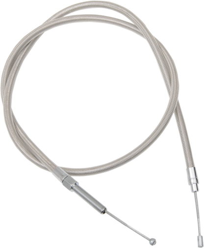 DRAG SPECIALTIES High-Efficiency Braided Stainless Steel Clutch Cable - 53-5/16" 5320700HE