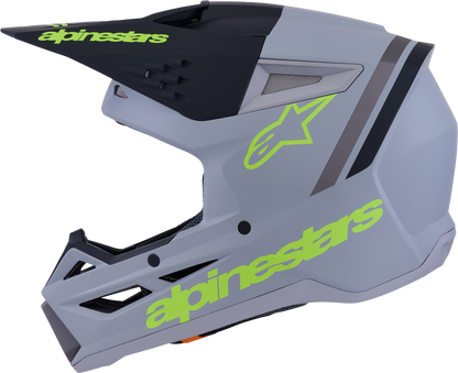 Sm3 Radium Helmet Gry/Blk/Ylw Fluo Matt Lg