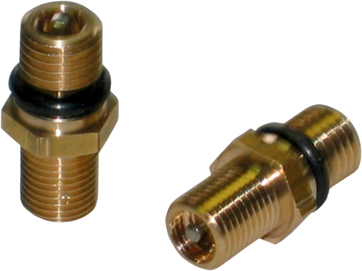 KYB Shock Air Valve Complete with O-Ring - Rear - Brass 120130000201