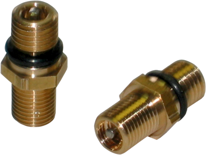 KYB Shock Air Valve Complete with O-Ring - Rear - Brass 120130000201
