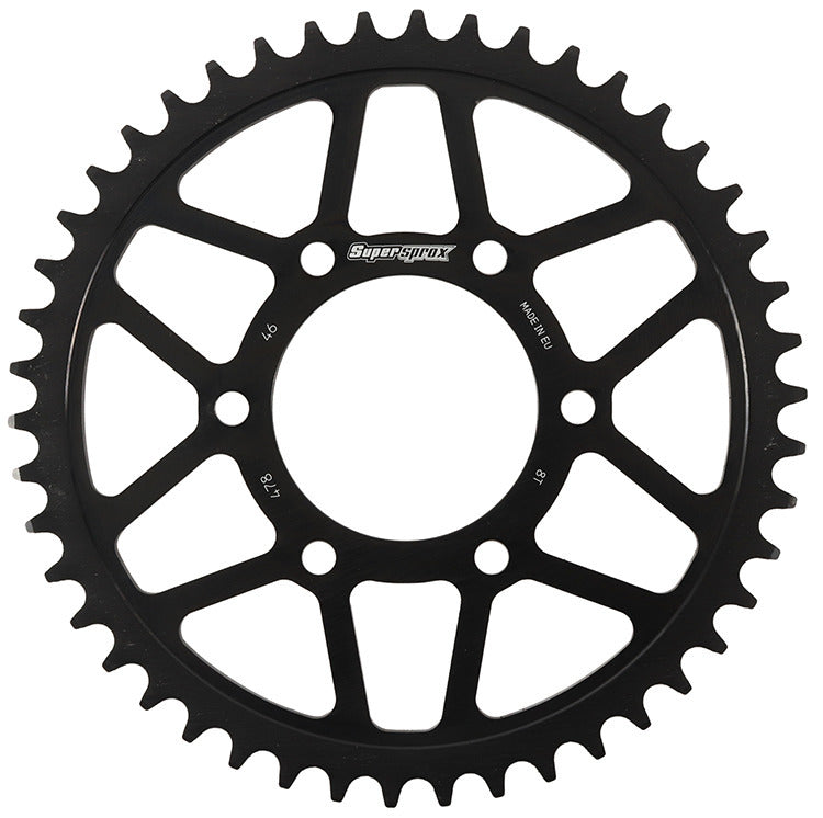 Rear Edge Sprocket Steel 46t 520 Blk Kaw/Pol
